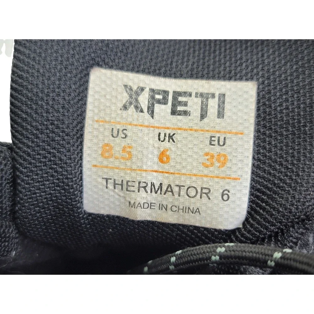 XPETI Thermator 6‎ Boots Women's Sz 8.5 High-Top Waterproof Outdoor Hiking Black